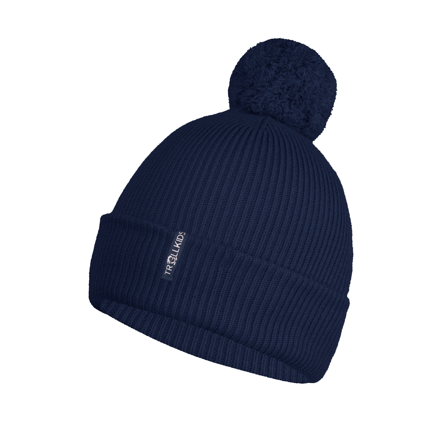 Girls navy bobble hat on sale