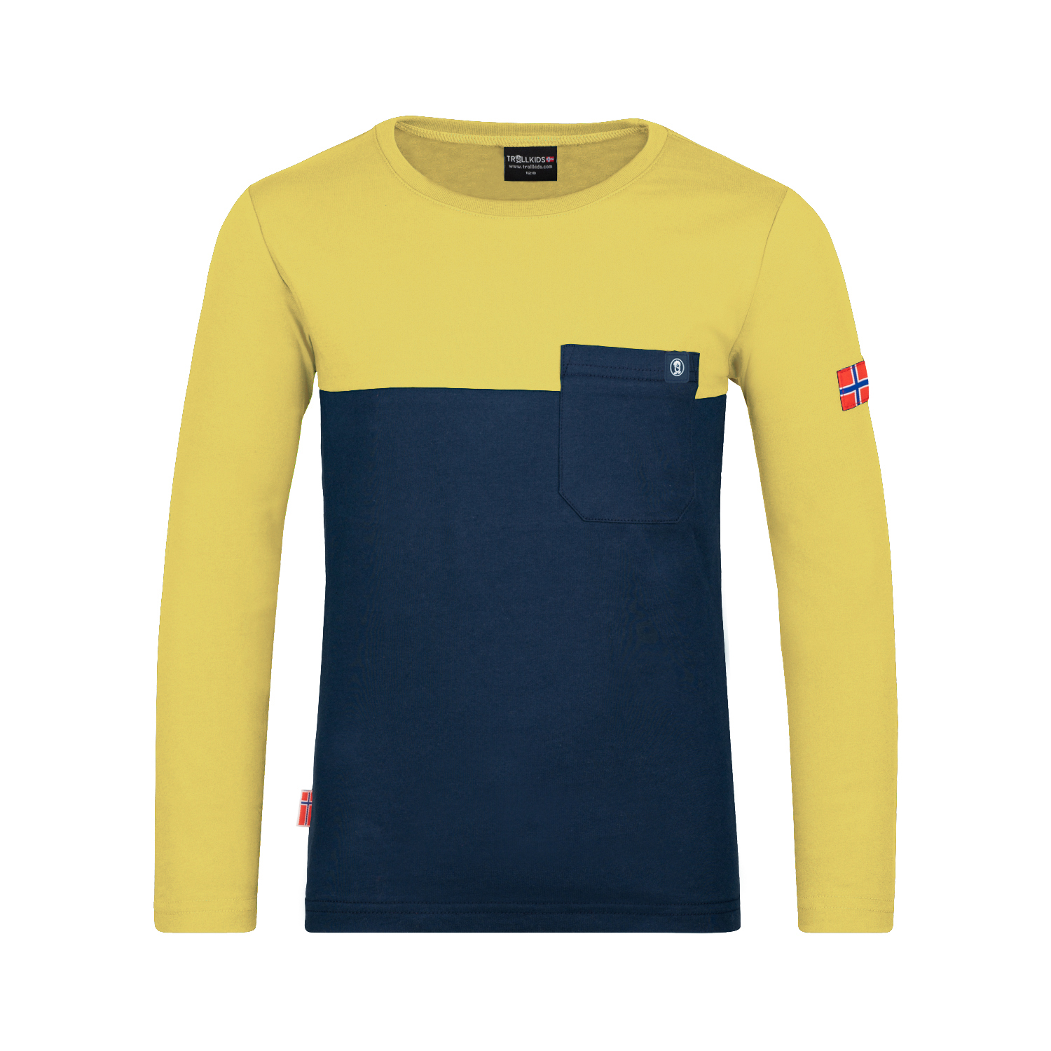 navy/hazy yellow